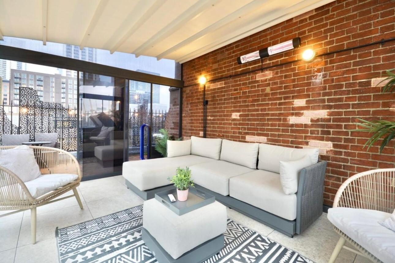 3 X Bedroom Riverside Flat With Hot Tub On Roof Terrace London Kültér fotó